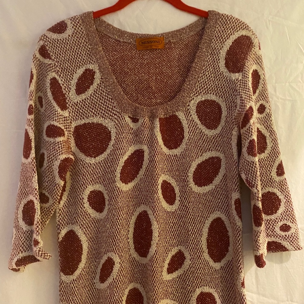 Missoni circle. knit dress. Large